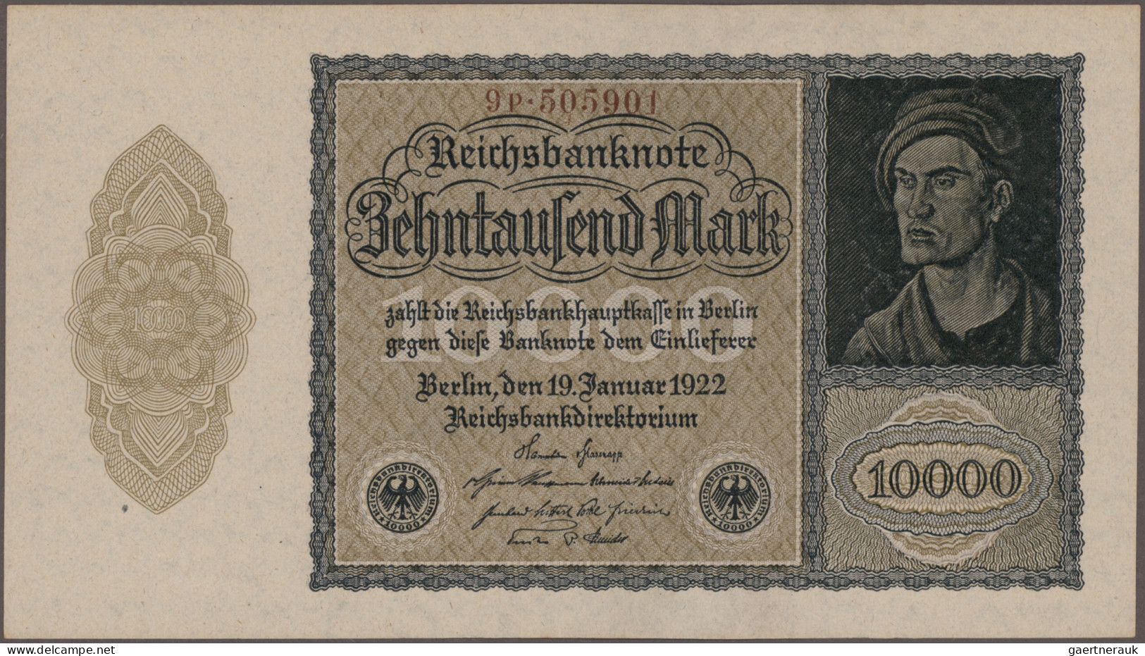 Deutschland - Deutsches Reich bis 1945: Großes Konvolut mit 392 Banknoten der In