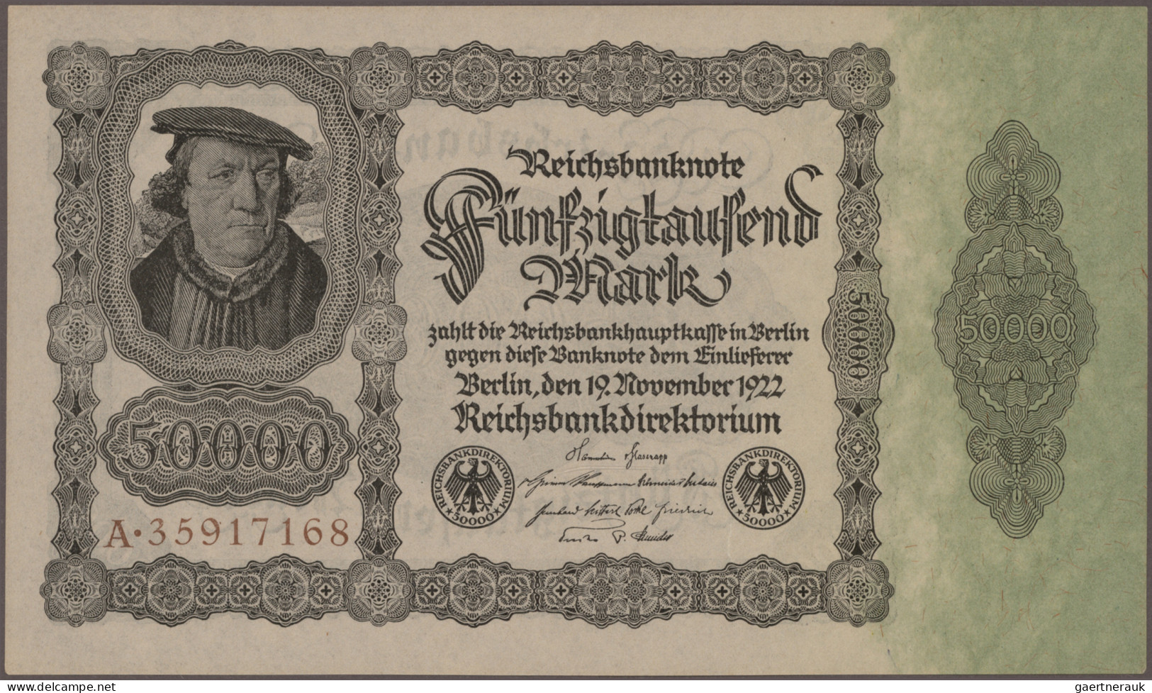 Deutschland - Deutsches Reich bis 1945: Großes Konvolut mit 392 Banknoten der In