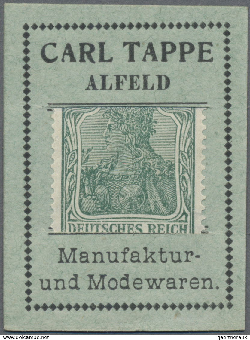 Deutschland - Briefmarkennotgeld: Alfeld, Niedersachsen, Carl Tappe, Manufaktur- - Andere & Zonder Classificatie