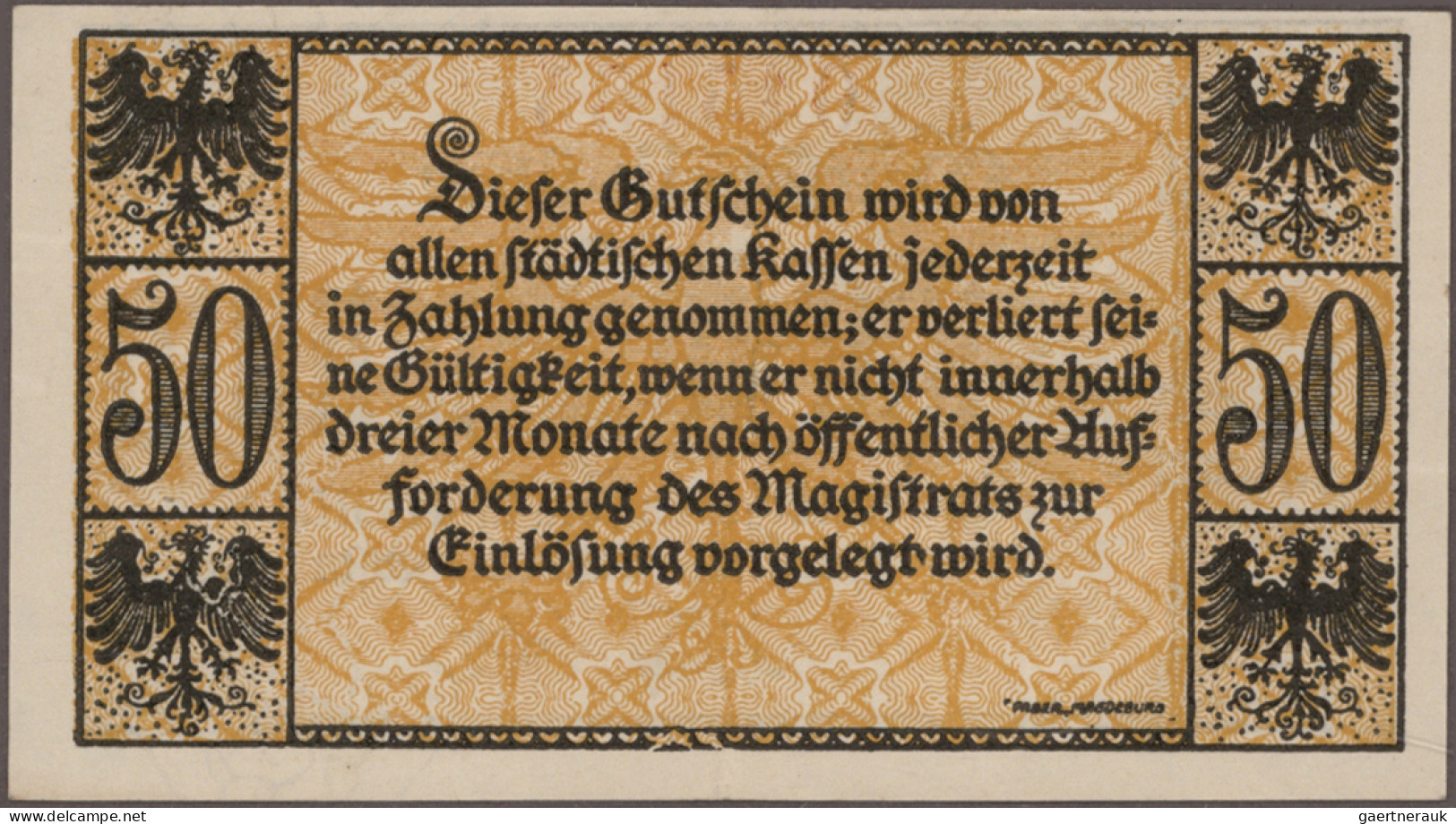 Deutschland - Notgeld: Kleingeldscheine ohne Serienscheine, Sammlung aus den 60e