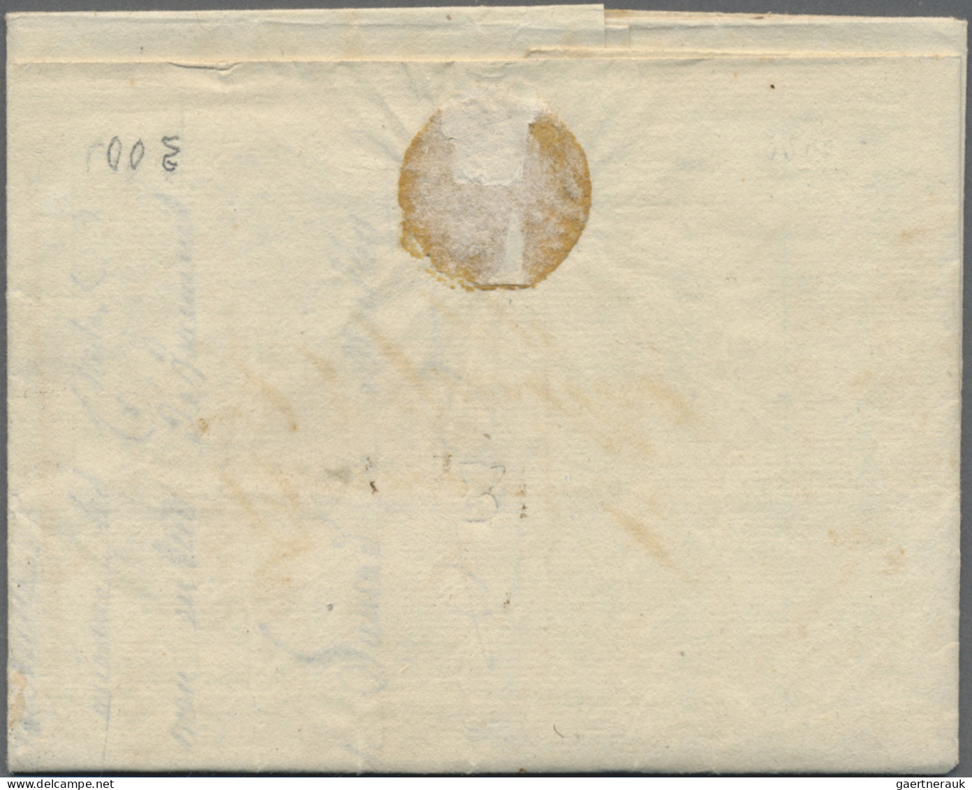 Luxembourg -  Pre Adhesives  / Stampless Covers: 1818/1837, MARCHE, Two Entire L - ...-1852 Préphilatélie