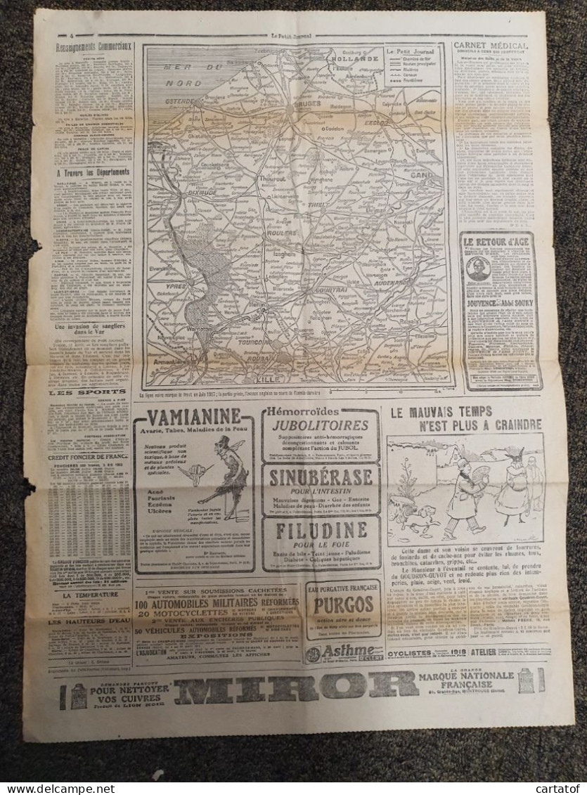 LE PETIT JOURNAL 13 Avril 1918 - Le Petit Journal