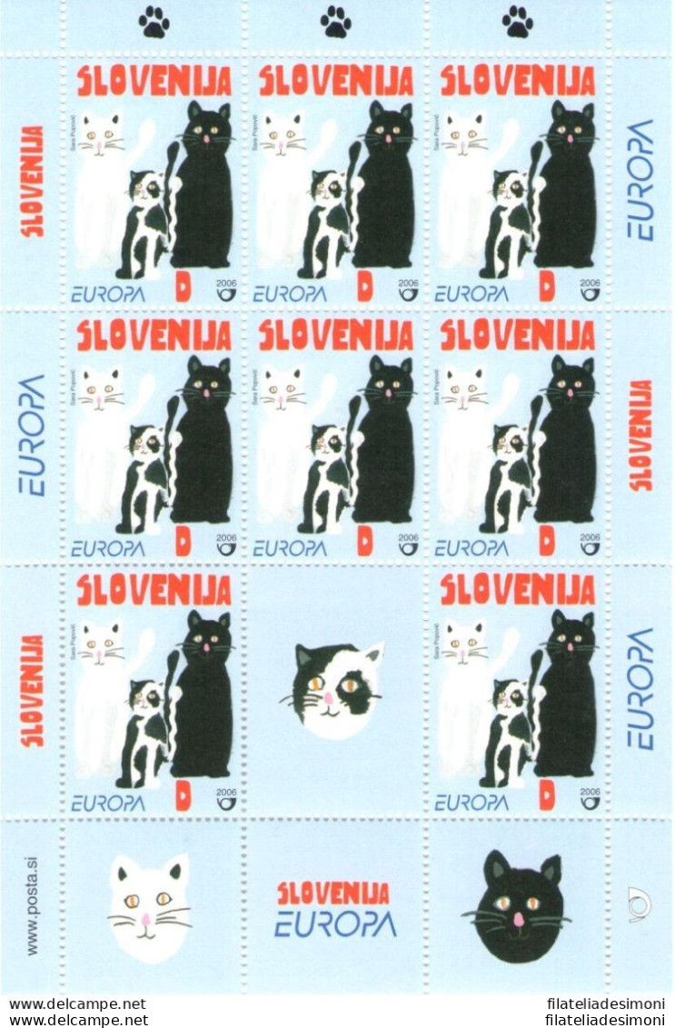 2006 EUROPA CEPT Slovenia Minifoglio &quot;Integrazione Giovani&quot;  MNH** - Otros & Sin Clasificación