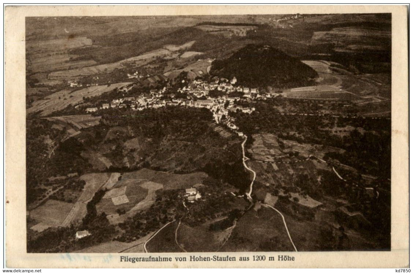 Hohen Staufen - Fliegeraufnahme - Staufen