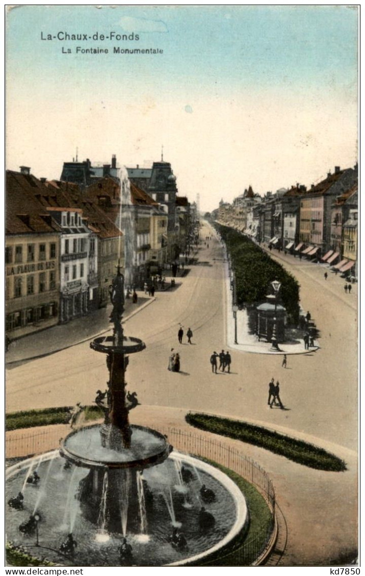 La Chaux De Fonds - La Fontaine Monumentale - La Chaux-de-Fonds