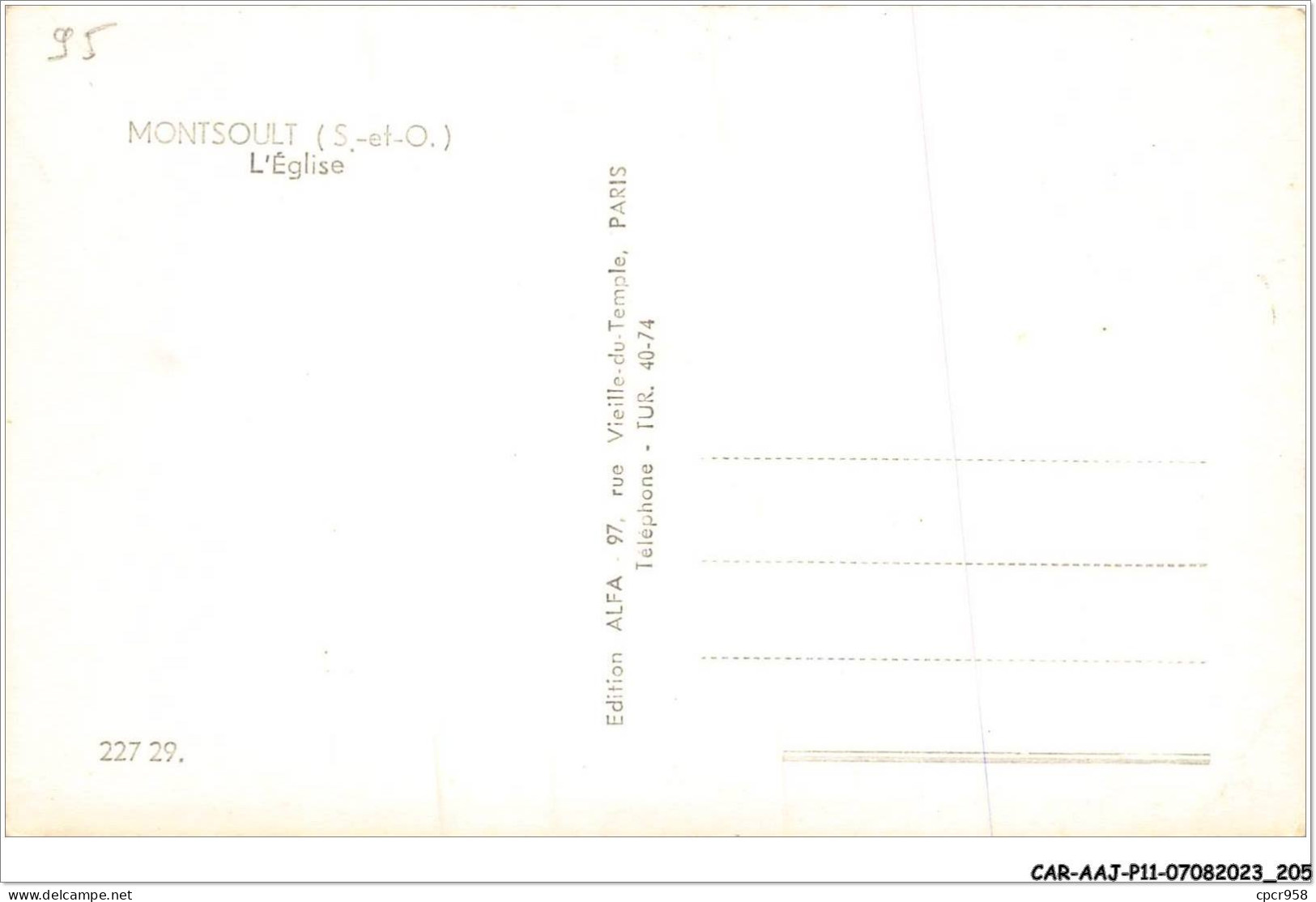 CAR-AAJP11-95-1097 - MONTSOULT - L'église - Montsoult