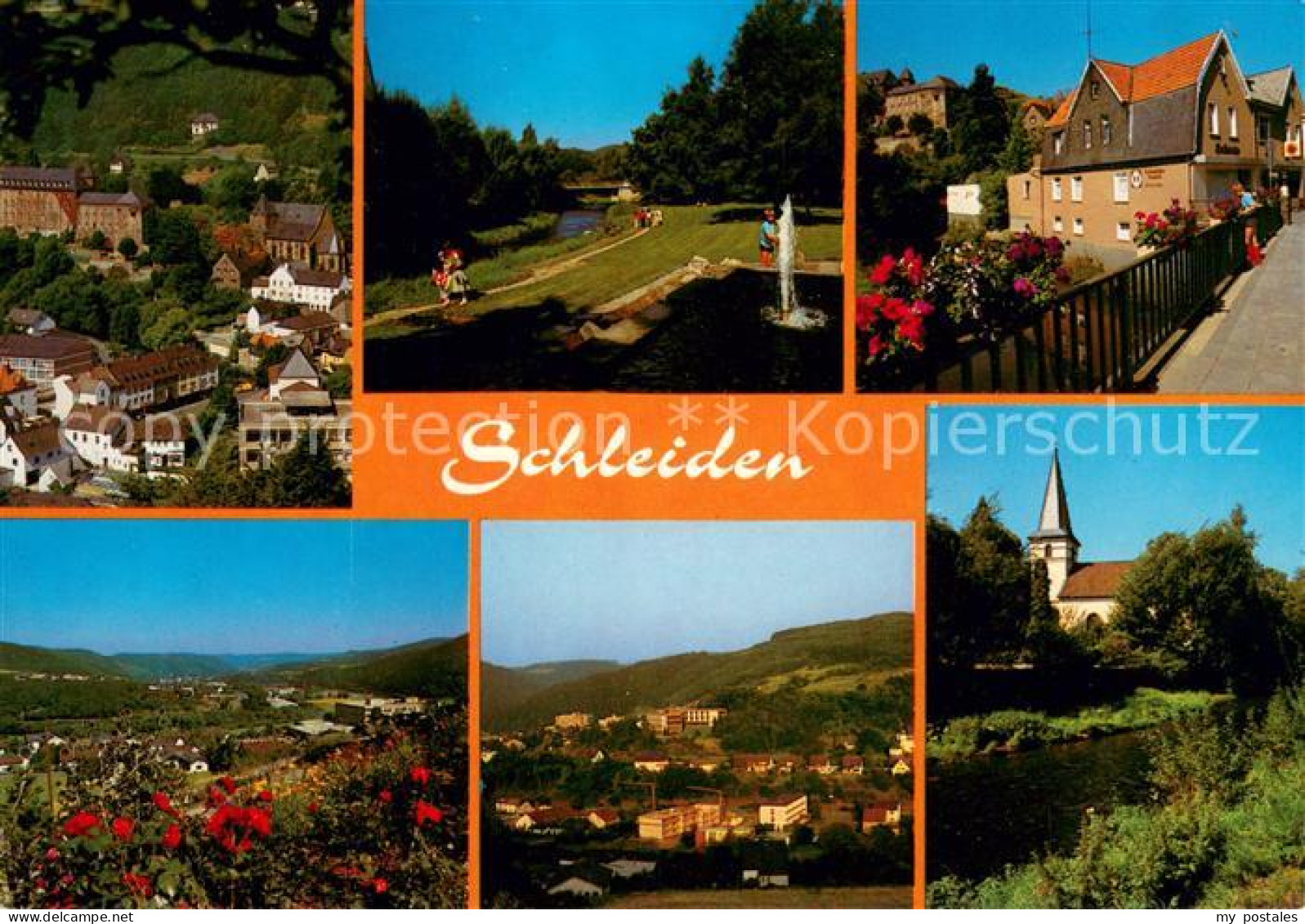 73673236 Schleiden Eifel Panorama Luftkurort Kirche Wanderweg Bruecke Cornely Ka - Schleiden