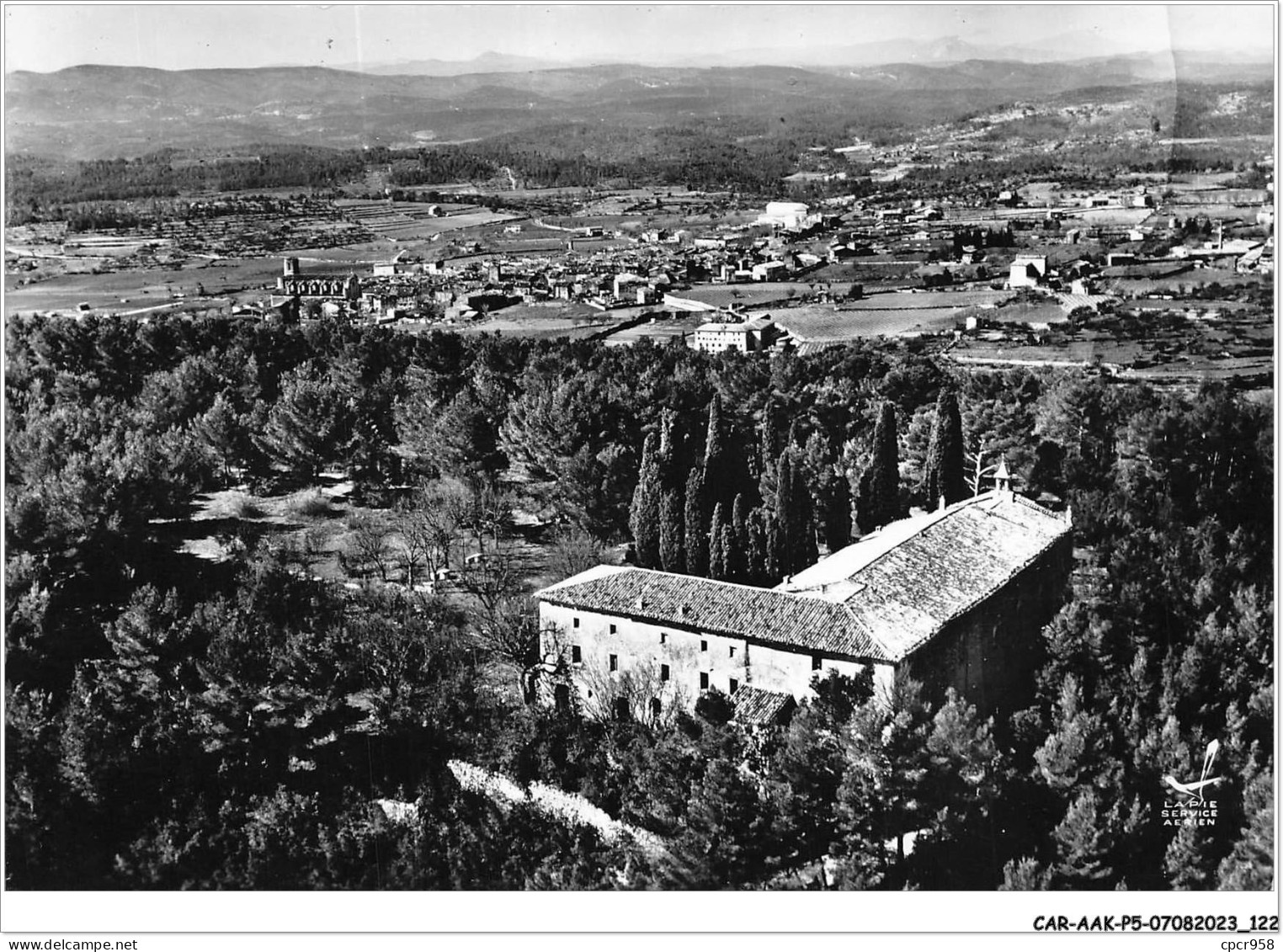 CAR-AAKP5-83-0530 - LORGUES - L'abbaye Saint-Ferreol Et Vue Panoramique Sur Lorgues - Lorgues