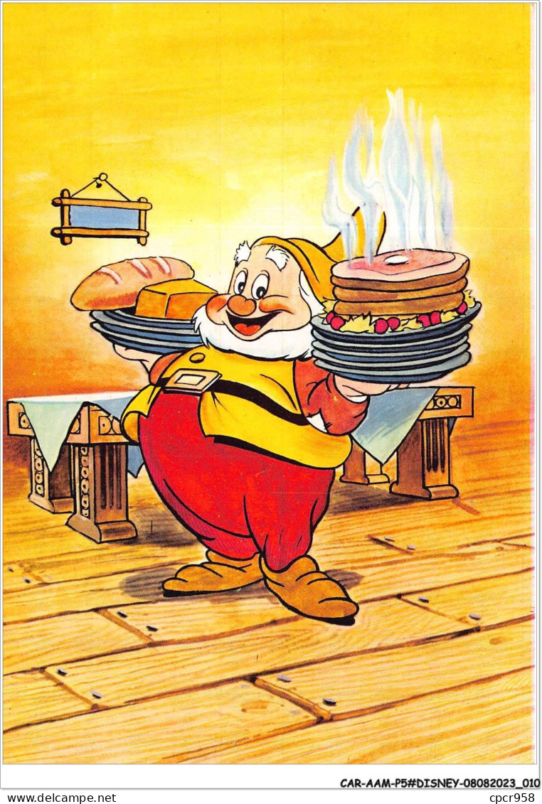 CAR-AAMP5-DISNEY-0413 - Blanche-Neige - Le Nain Joyeux Qui Fait A Fait La Cuisine - Disneyland