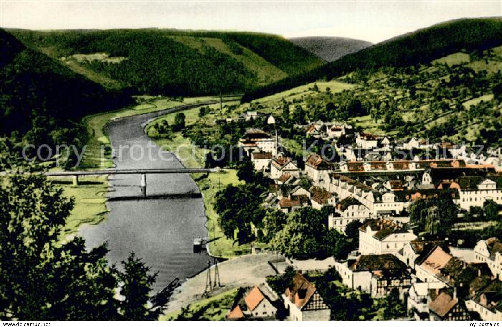 73673129 Bad Karlshafen Panorama Blick Ins Wesertal Bad Karlshafen - Bad Karlshafen