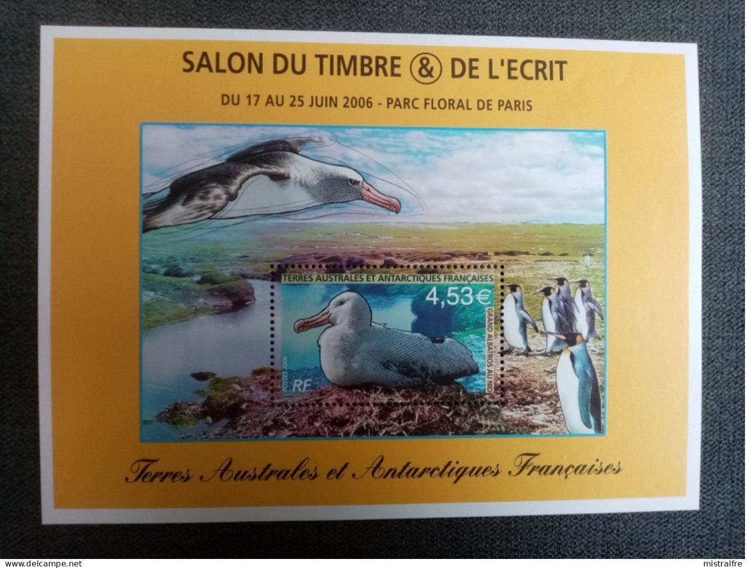 TAAF. 2006-2008.  Blocs 15.17 Et 20. " Salon Du Timbre/ Oiseaux/Poker." NEUFS++ . Côte YT 2024 : 40,50 € - Blocks & Kleinbögen