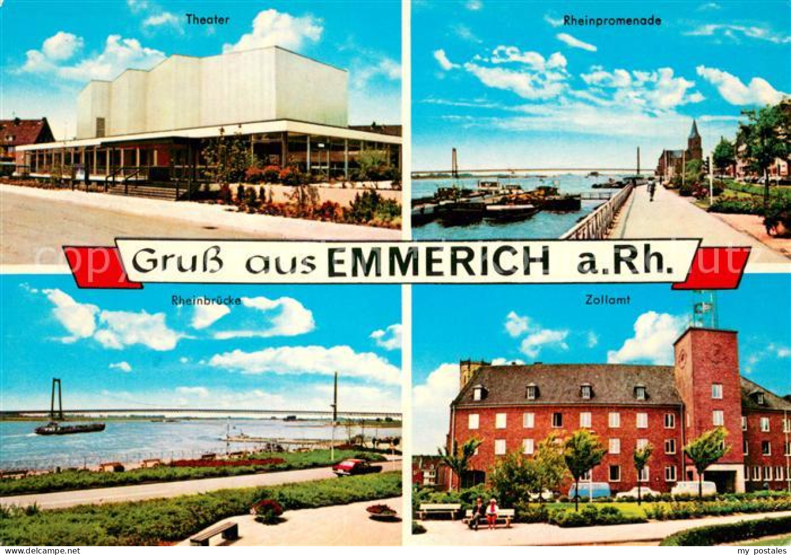 73672524 Emmerich Rhein Theater Rheinpromenade Rheinbruecke Zollamt Emmerich Rhe - Emmerich