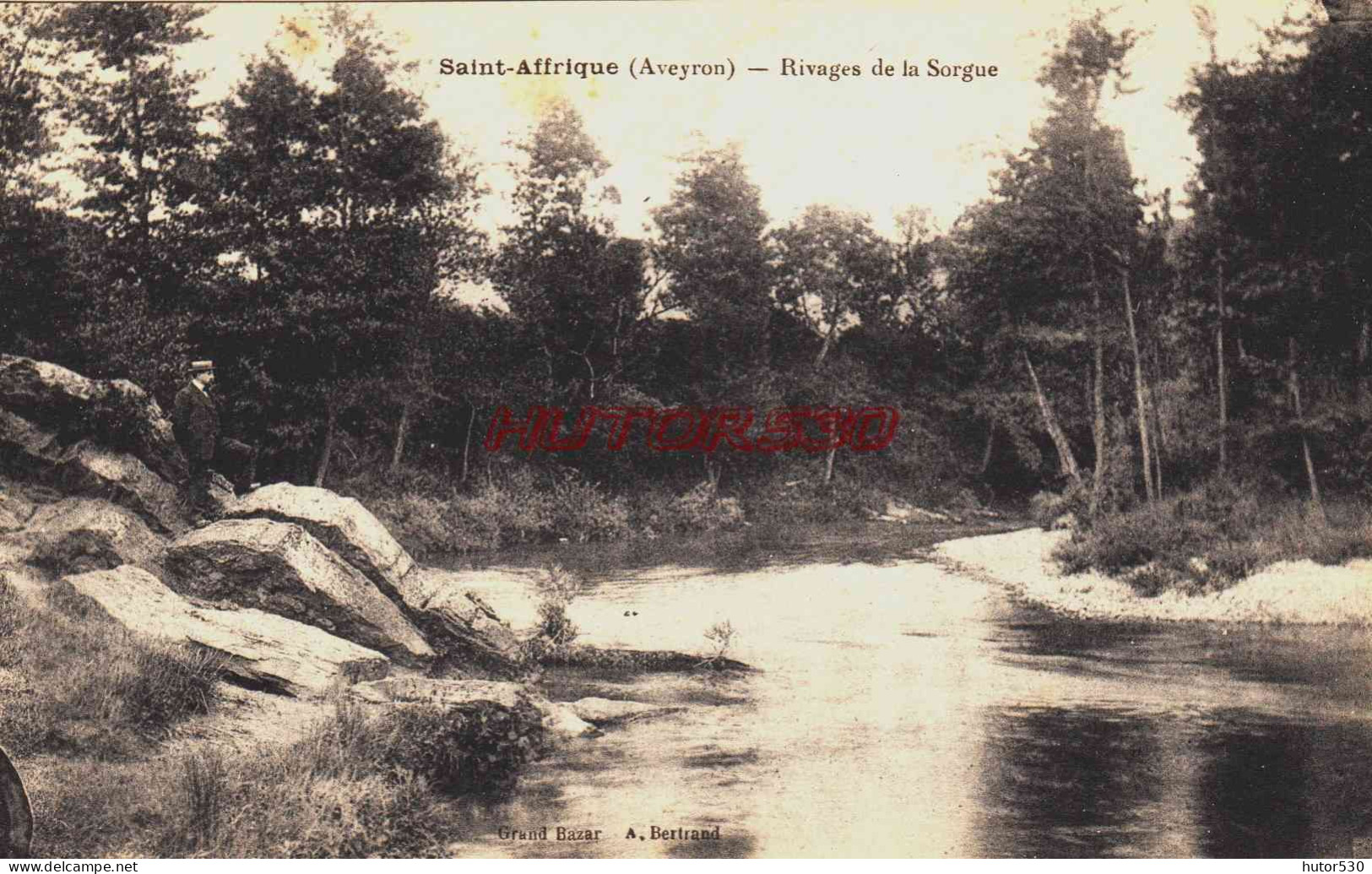 CPA SAINT AFFRIQUE - RIVAGES DE LA SORGUE - Saint Affrique