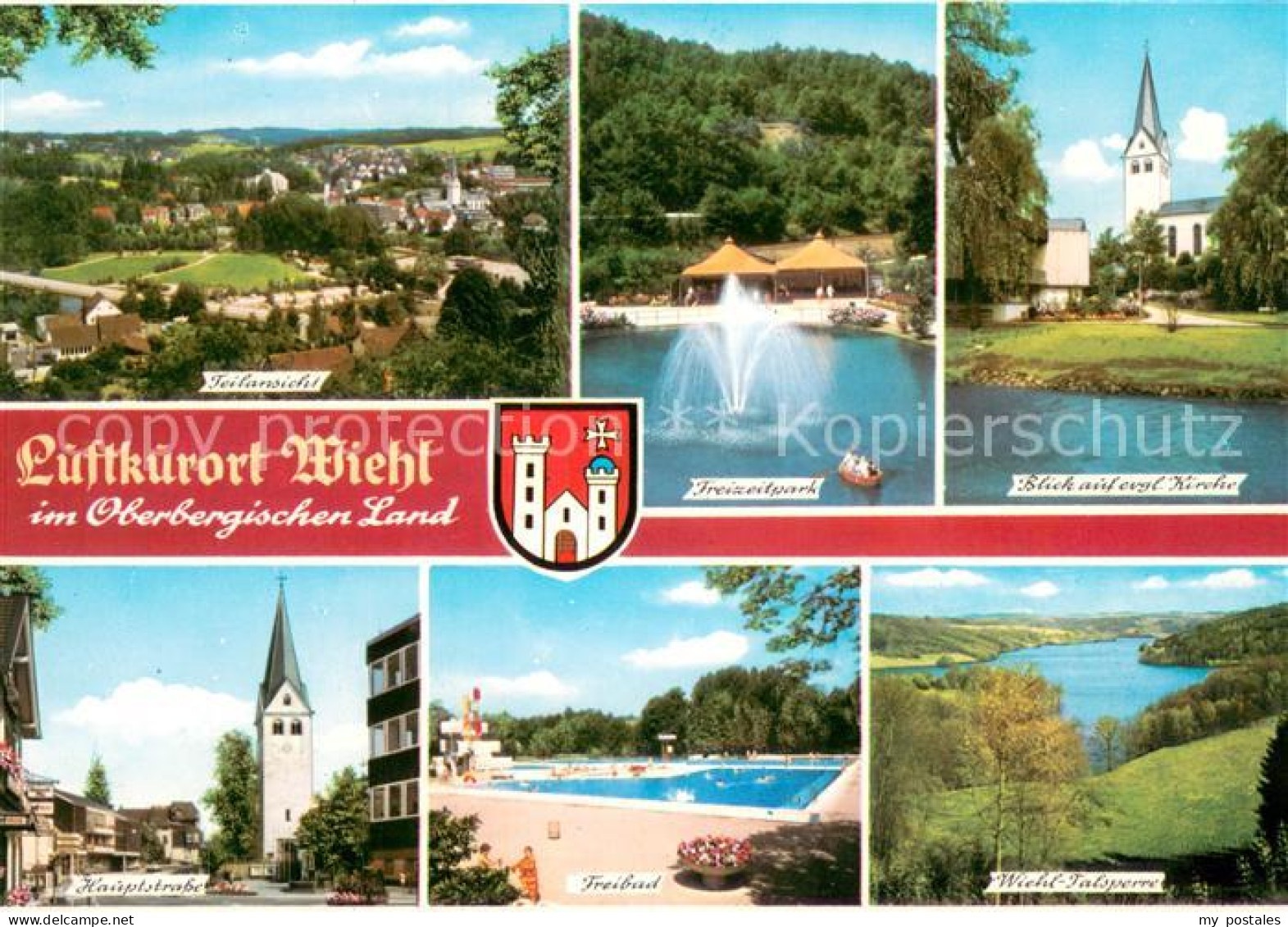 73671800 Wiehl Oberbergischer Kreis Panorama Freizeitpark Ev Kirche Hauptstrasse - Wiehl