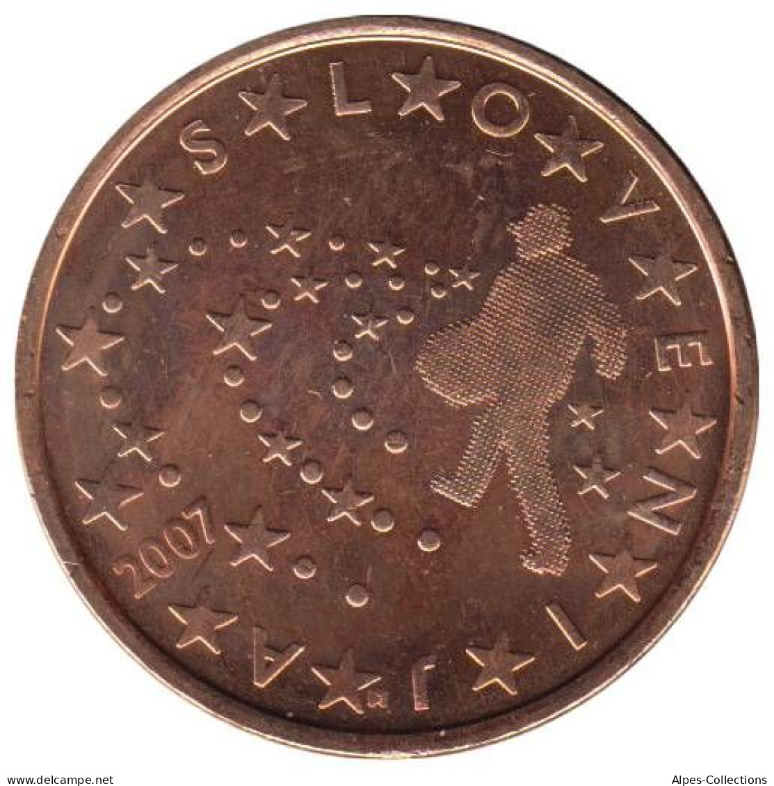 SV00507.1 - SLOVENIE - 5 Cents - 2007 - Slovenia