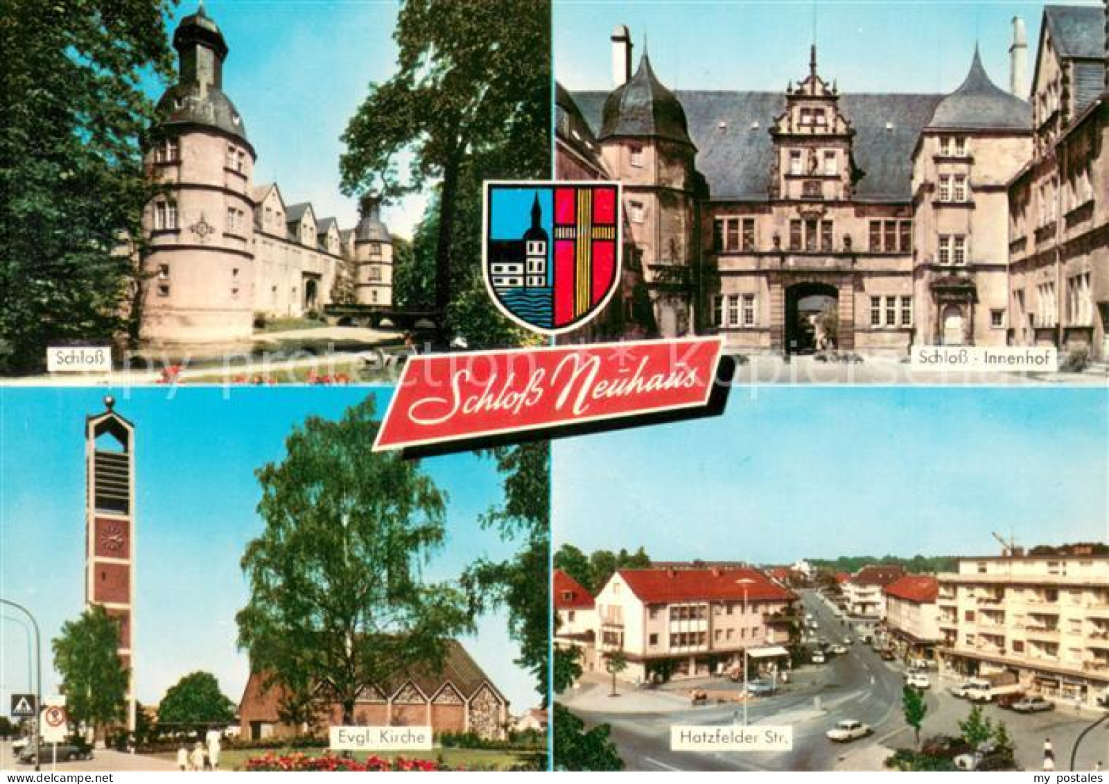 73671757 Paderborn Schloss Neuhaus Innenhof Ev Kirche Hatzfelder Strasse Paderbo - Paderborn