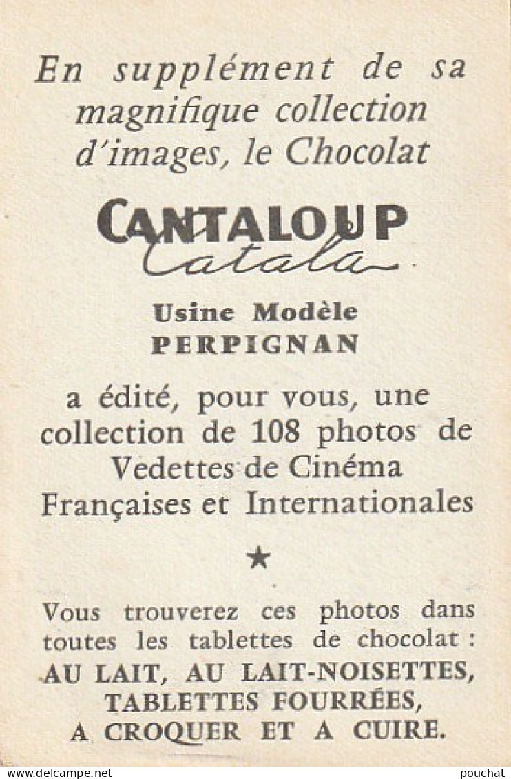 YO Nw32- HENRI VIDAL , ARTISTE - IMAGE PUBLICITAIRE CHOCOLAT CANTALOUP CATALA , PERPIGNAN - Collections