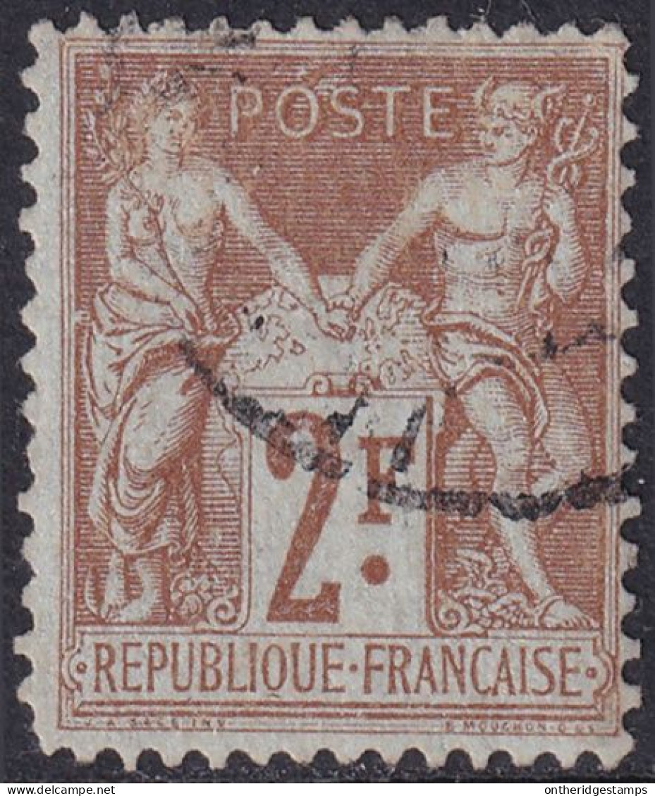 France 1900 Sc 108 Yt 105 Used - 1898-1900 Sage (Type III)