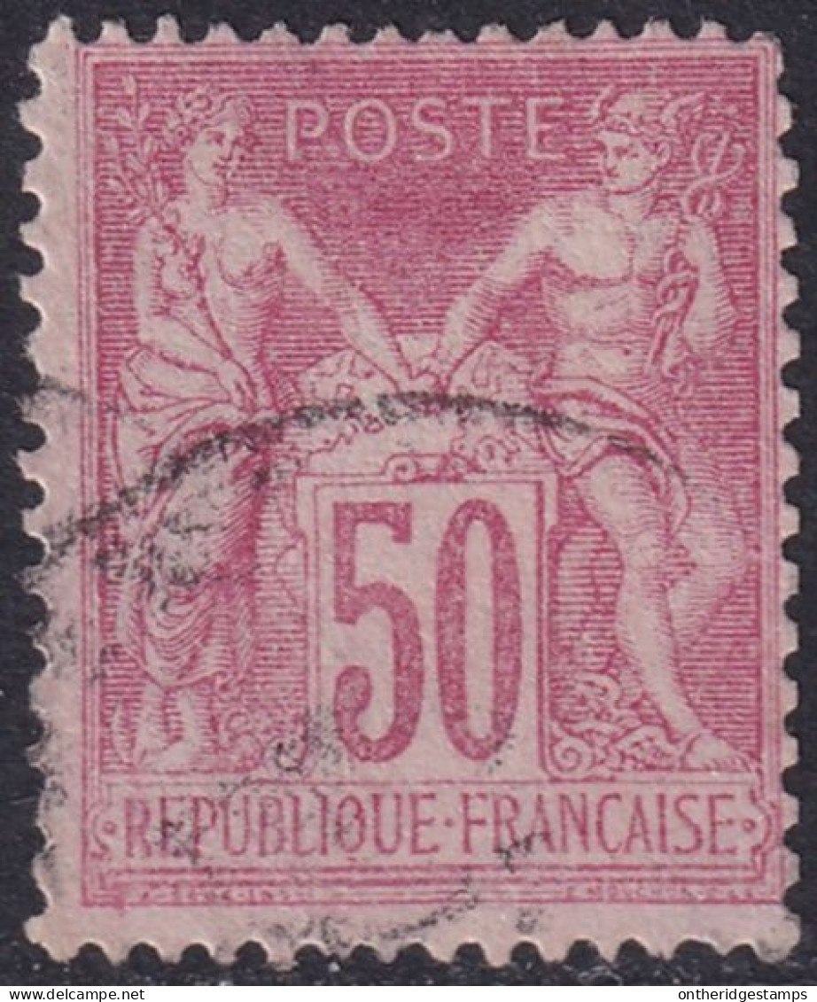 France 1898 Sc 107 Yt 104 Used - 1898-1900 Sage (Tipo III)