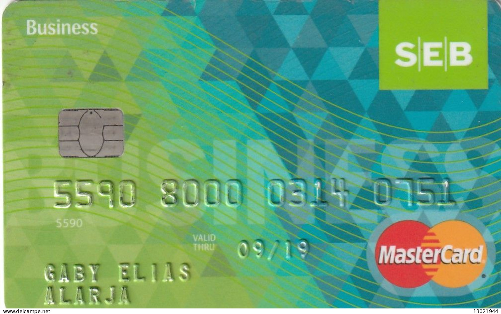 N. 4 LITUANIA BANK  CARDS - POSSIBLE SALE OF SINGLE CARDS - Krediet Kaarten (vervaldatum Min. 10 Jaar)