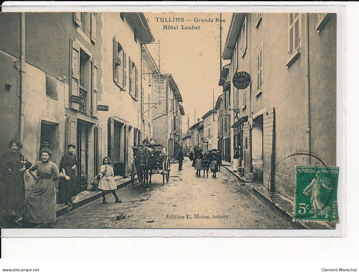 TULLINS : Grande Rue, Hôtel Loubet - Très Bon état - Tullins