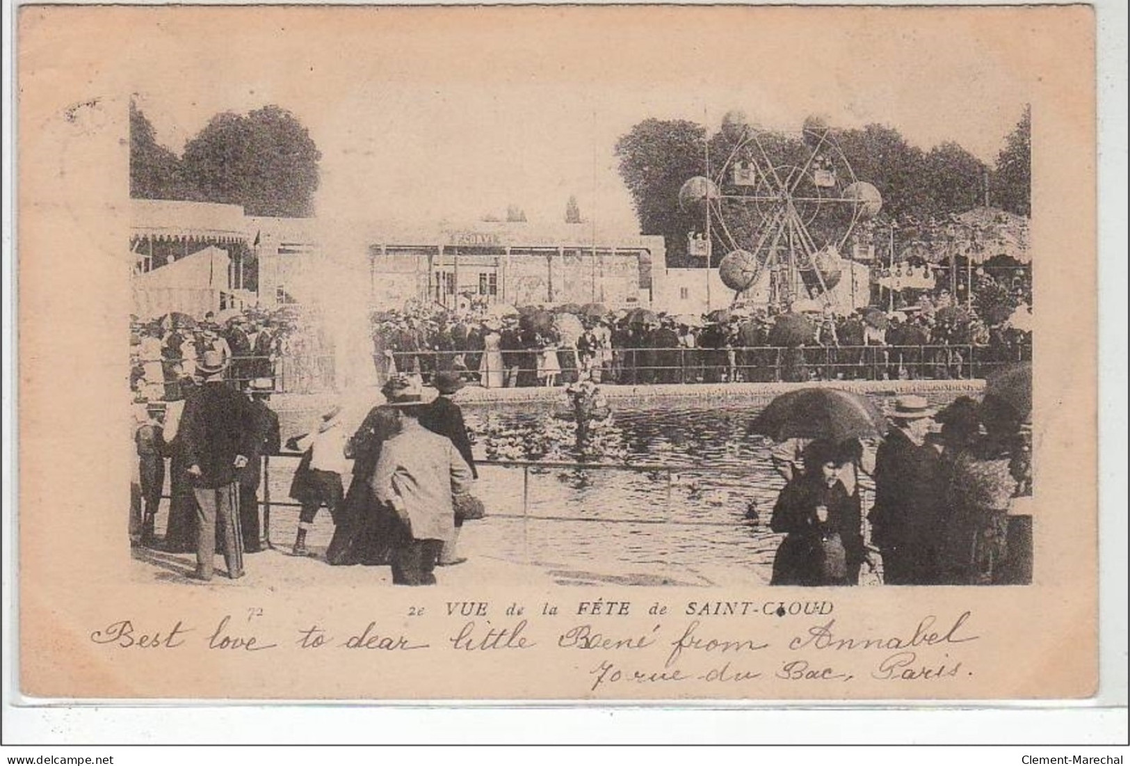 SAINT CLOUD : Vue De La Fête - Très Bon état - Villeneuve La Garenne