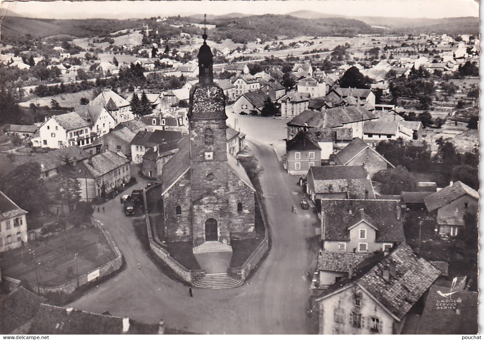 Z+ Nw-(70) CHAMPAGNEY - L'EGLISE - VUE AERIENNE - Champagney