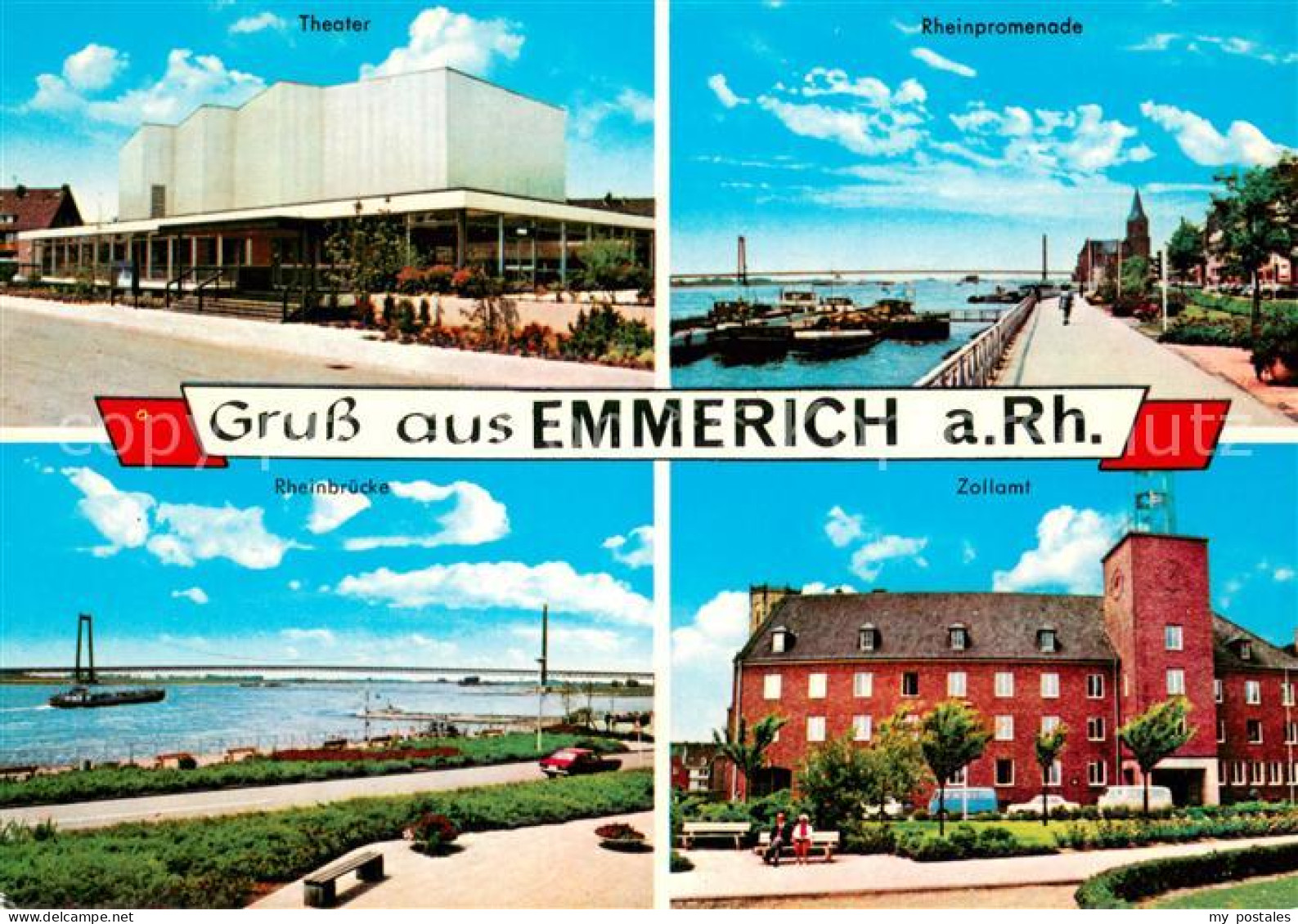 73670453 Emmerich Rhein Theater Rheinpromenade Rheinbruecke Zollamt Emmerich Rhe - Emmerich