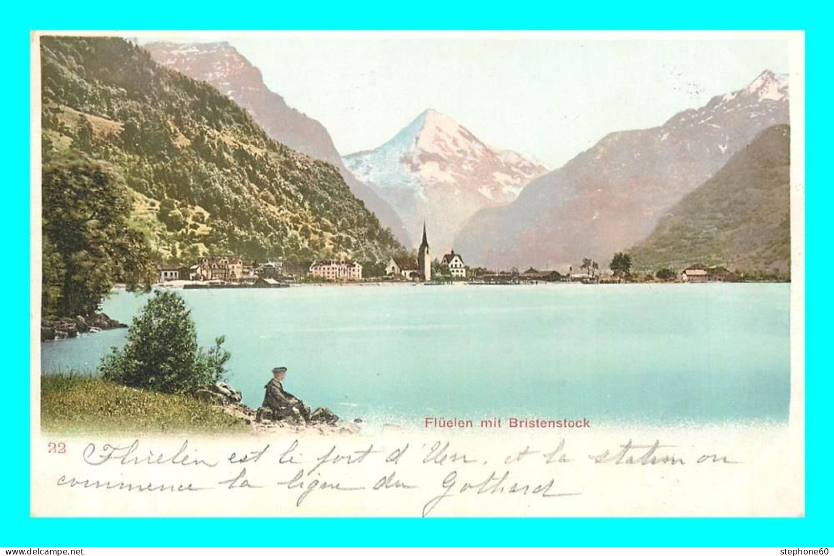 A842 / 435 Suisse Fluelen Mit Bristenstock - Flüelen