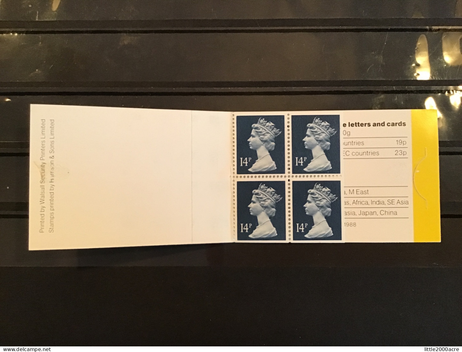 GB 1989 4 14p Stamps Barcode Booklet £0.56 MNH SG GB4 - Booklets