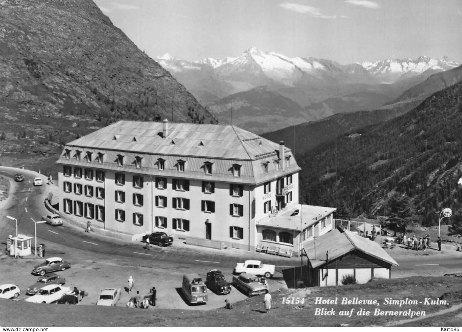 Simplon Kulm , Valais * Hotel BELLEVUE * Suisse Schweiz - Simplon