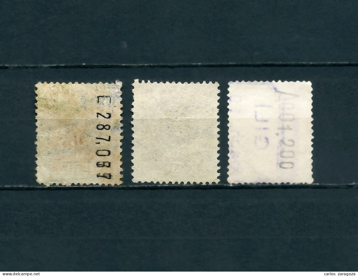 ESPAÑA 1934 — REPUBLICA ESPAÑOLA — LOTE DE SELLOS FISCALES — ESPECIAL MOVIL, 4 TIMBRES - Fiscali