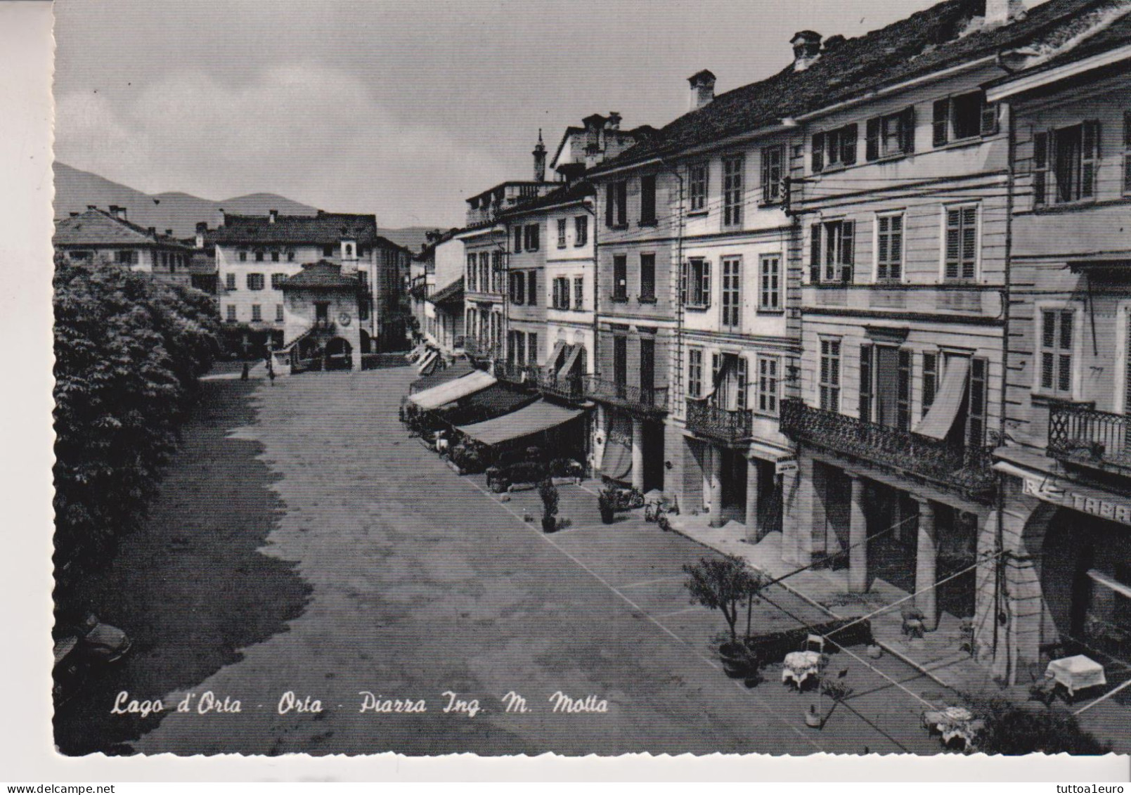 LAGO D' ORTA  VERBANIA ORTA  PIAZZA ING. M. MOTTA  NO VG - Verbania