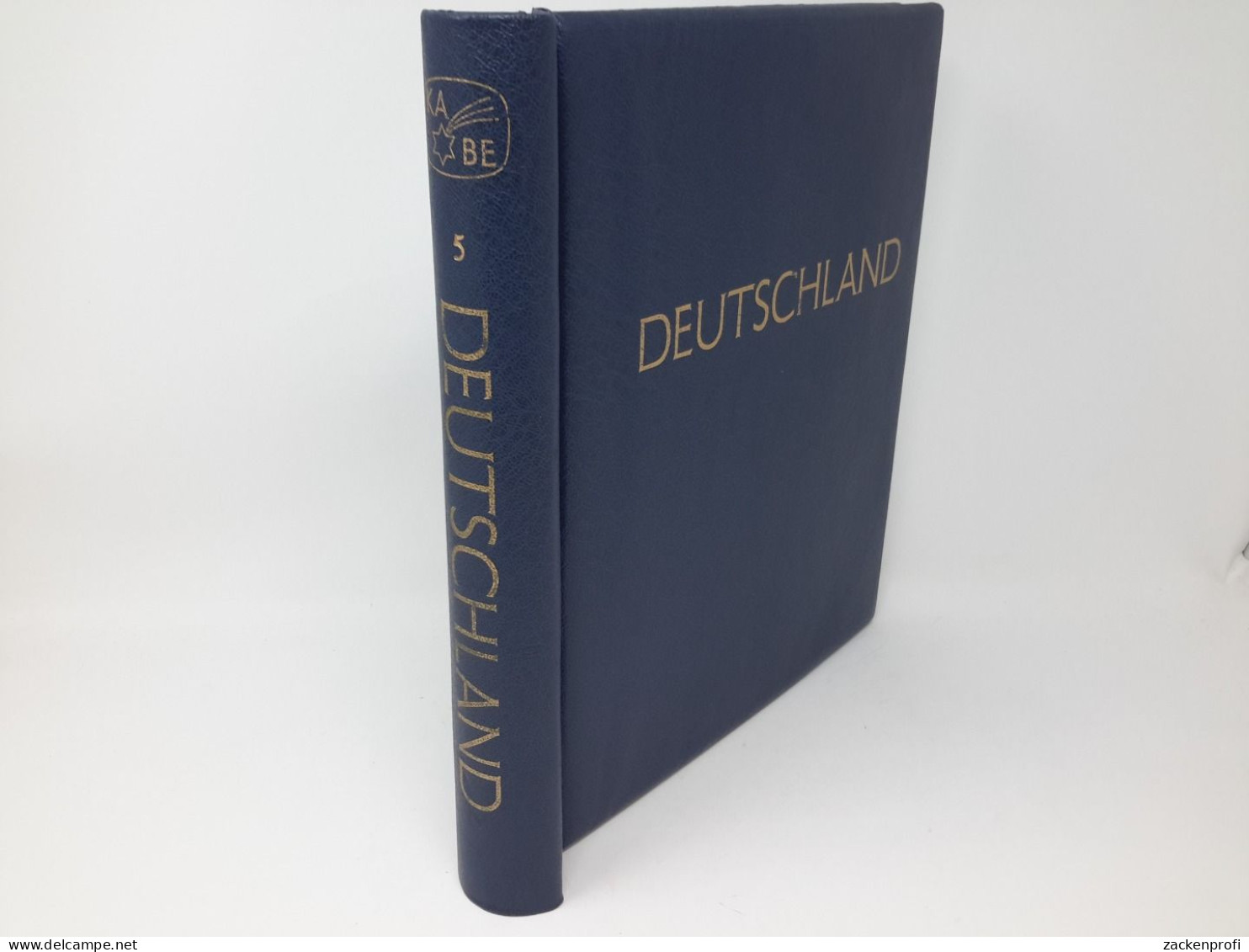 KABE ATLAS Klemmbinder Blau Aufschrift DEUTSCHLAND 5 Gebraucht (Z3168) - Reliures Seules