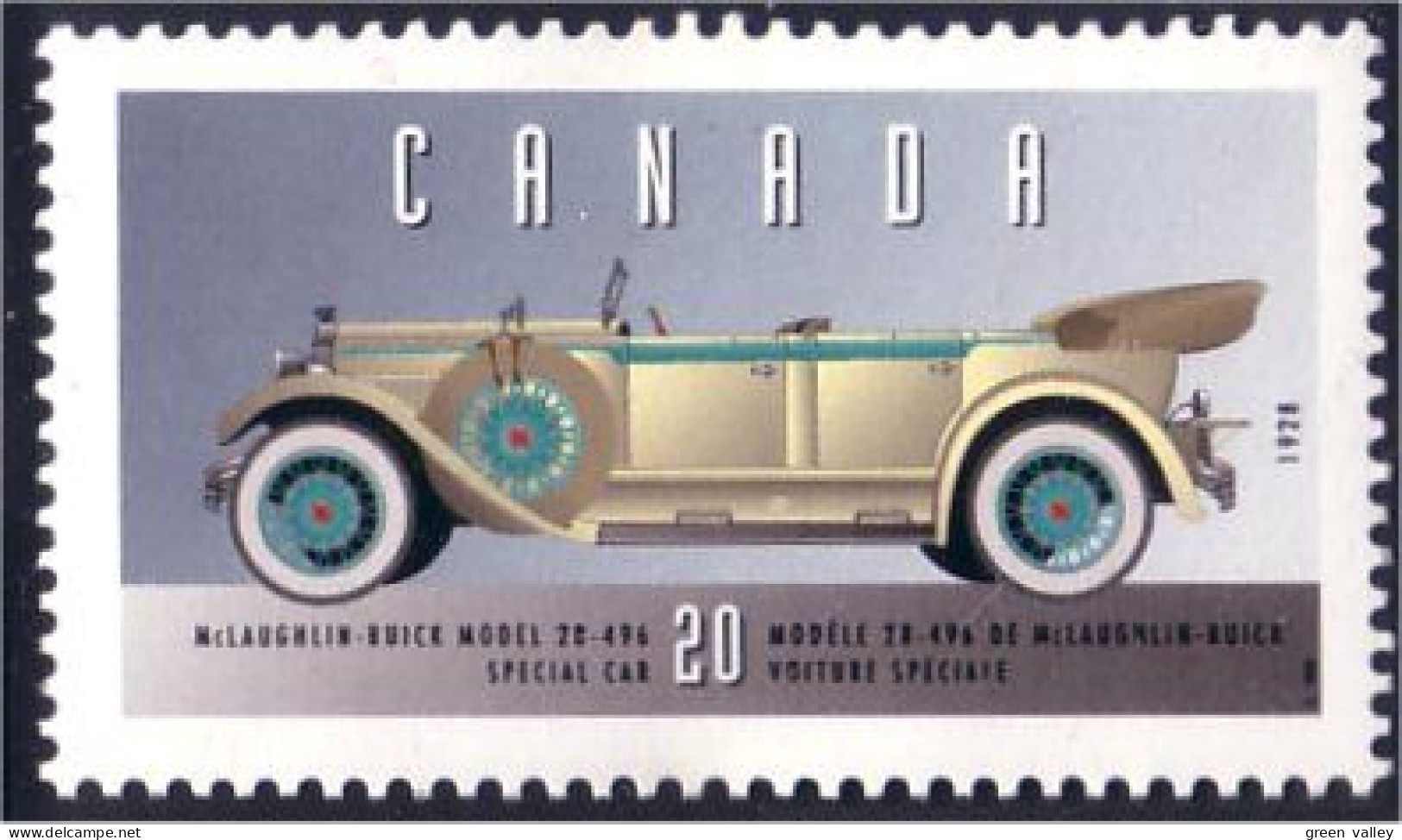 Canada Automobile McLaughlin Buick Car MNH ** Neuf SC (C16-05ra) - Neufs