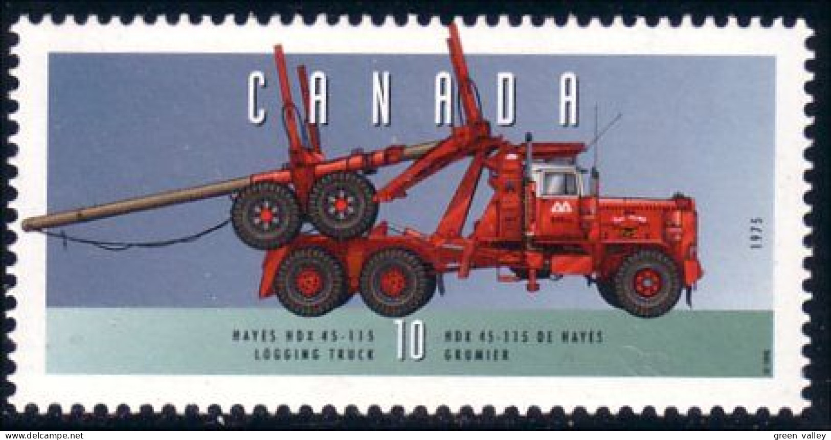 Canada Grumier Logging Truck MNH ** Neuf SC (C16-05ne) - Otros & Sin Clasificación