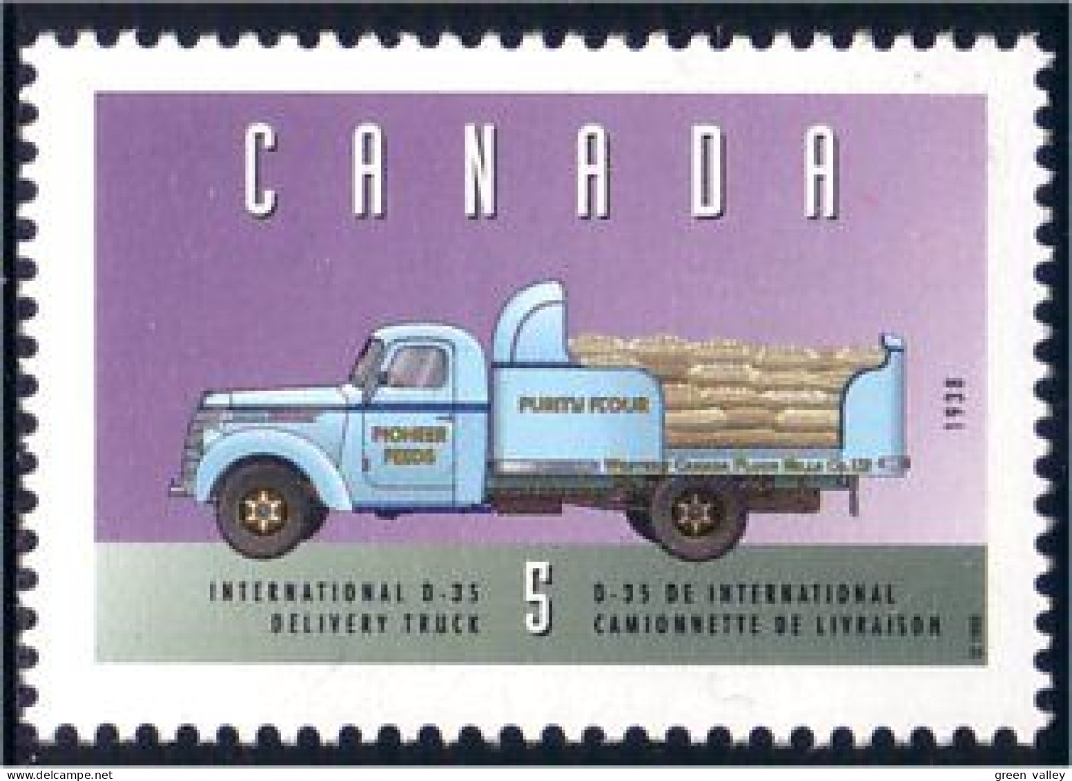 Canada Delivery Truck Camion Livraison MNH ** Neuf SC (C16-05ib) - Other (Earth)