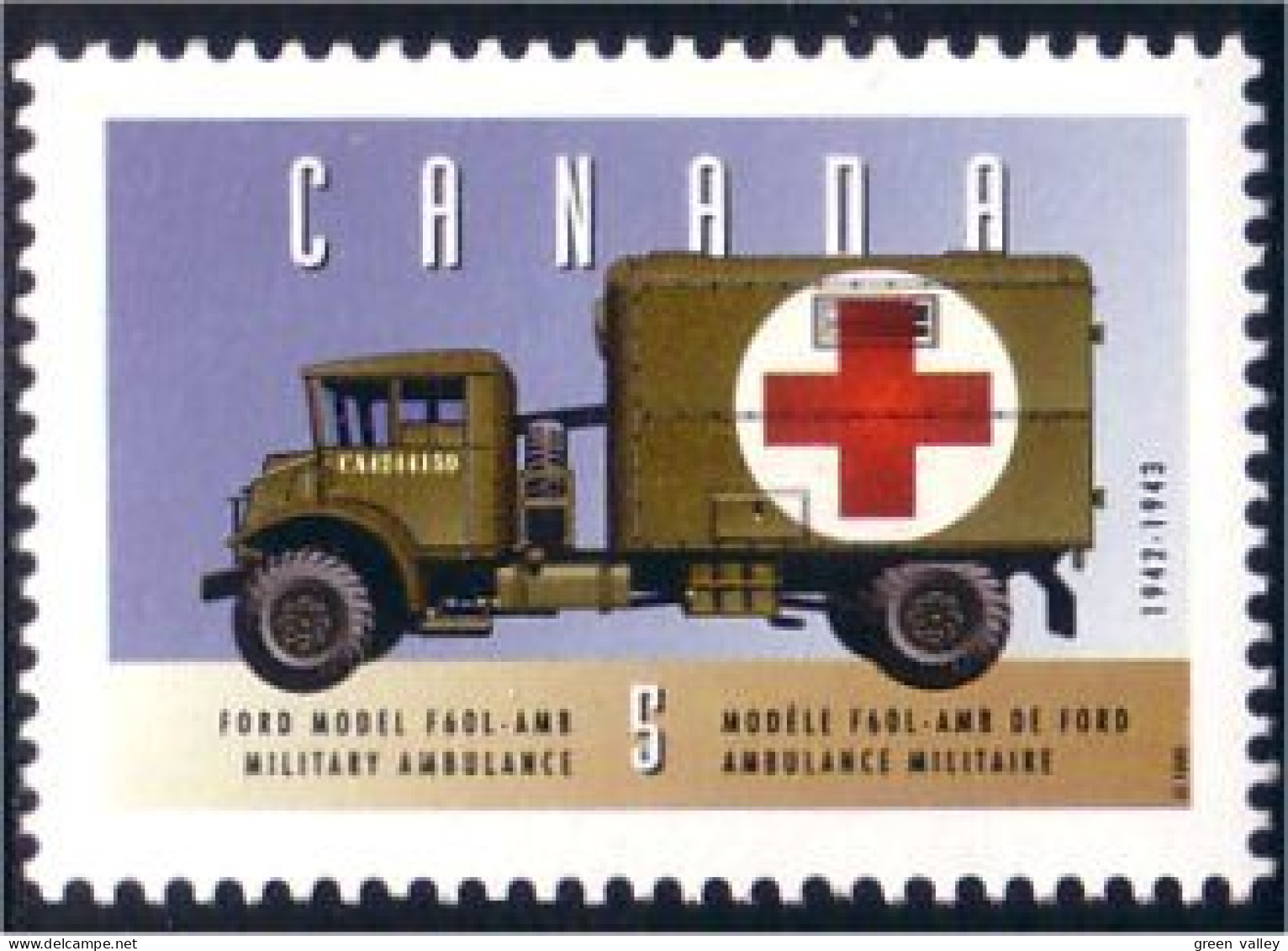 Canada Ford Military Ambulance MNH ** Neuf SC (C16-05ca) - Neufs