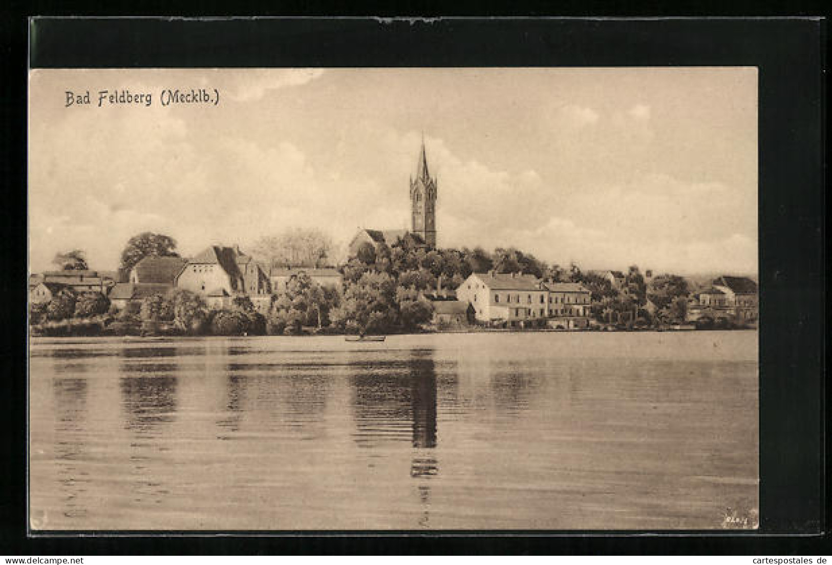 AK Bad Feldberg, Panorama Mit Kirche  - Feldberg