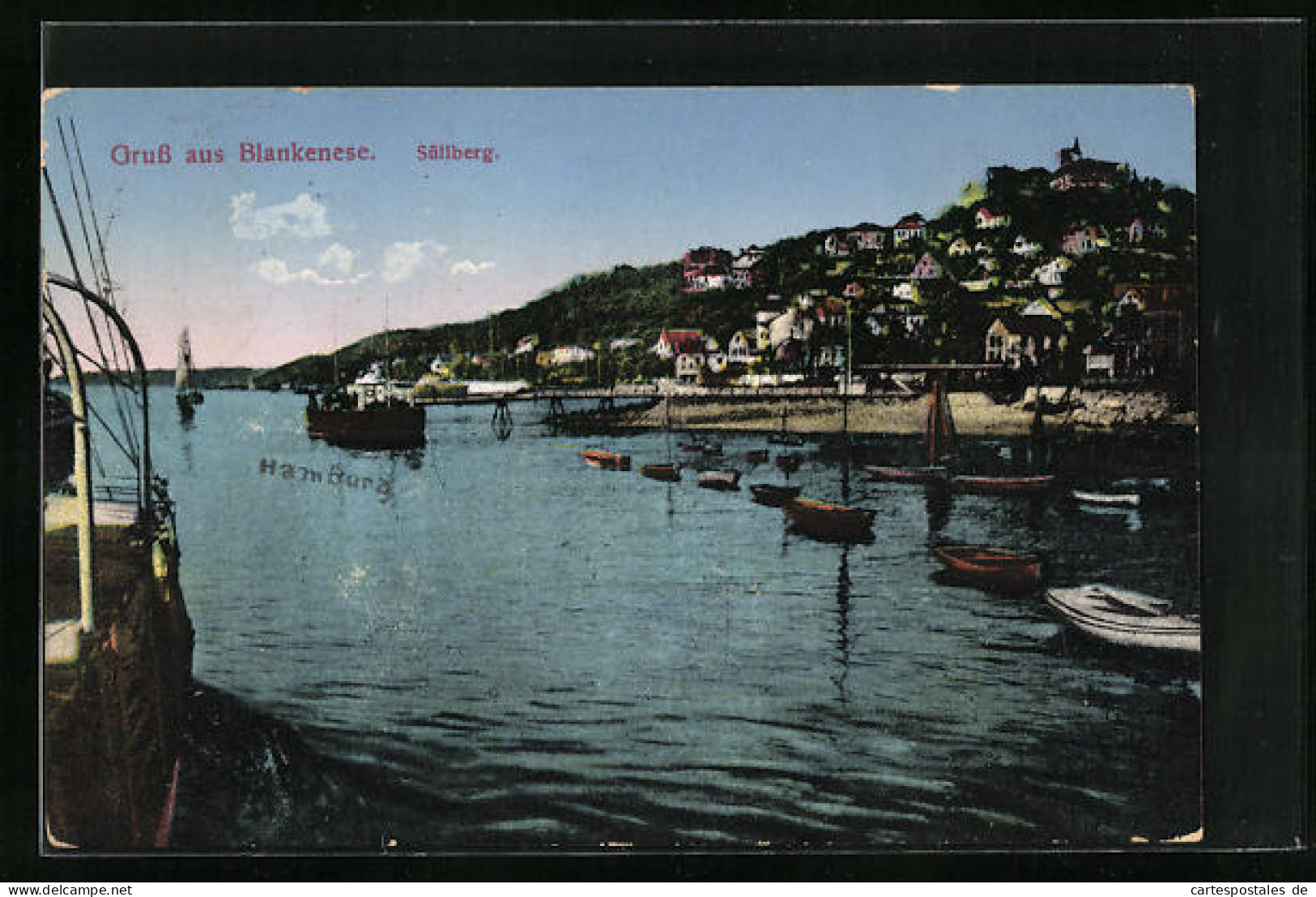 AK Hamburg-Blankenese, Blick Auf Süllberg  - Blankenese