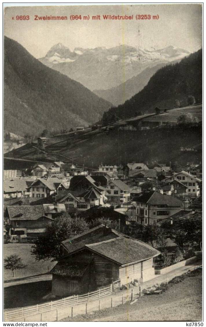 Zweisimmen Mit Wildstrubel - Zweisimmen