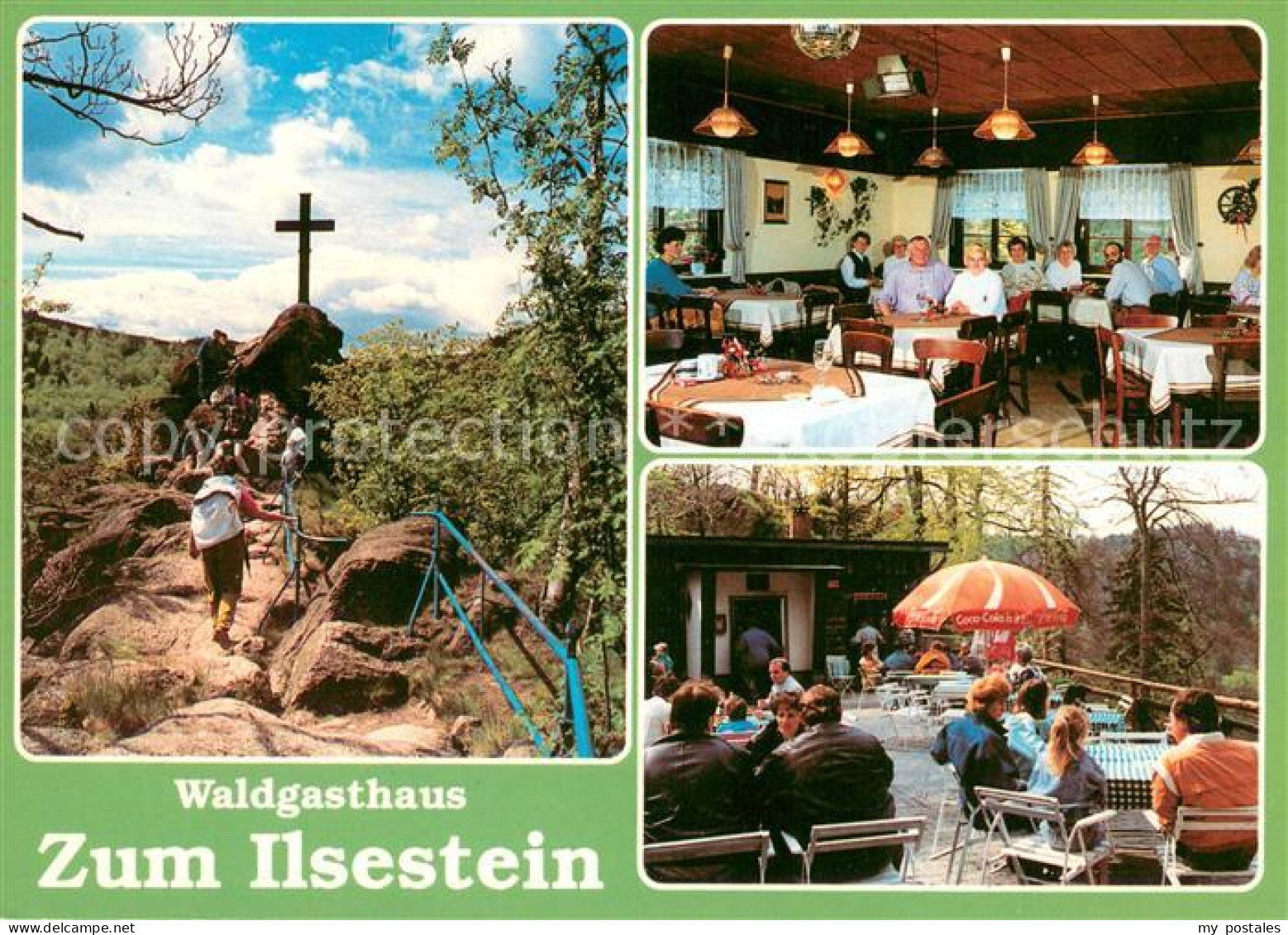 73662667 Ilsenburg Harz Waldgasthaus Zum Ilsestein Restaurant Terrasse Gedenkkre - Ilsenburg