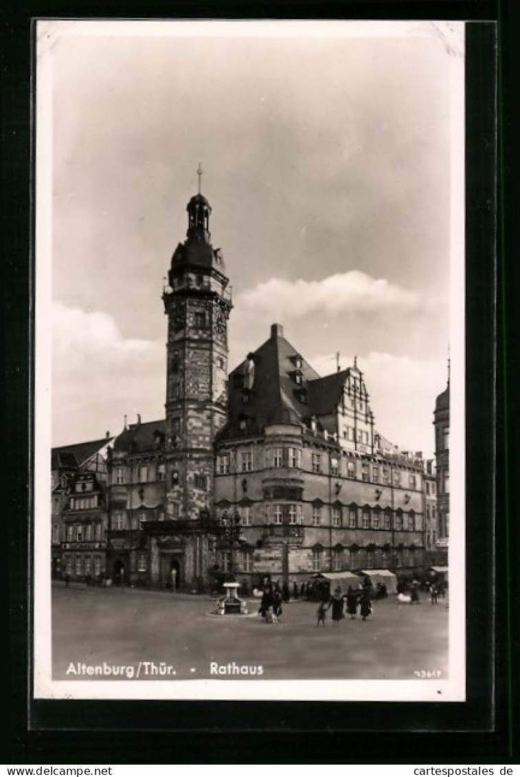 AK Altenburg /Thür., Am Rathaus  - Altenburg