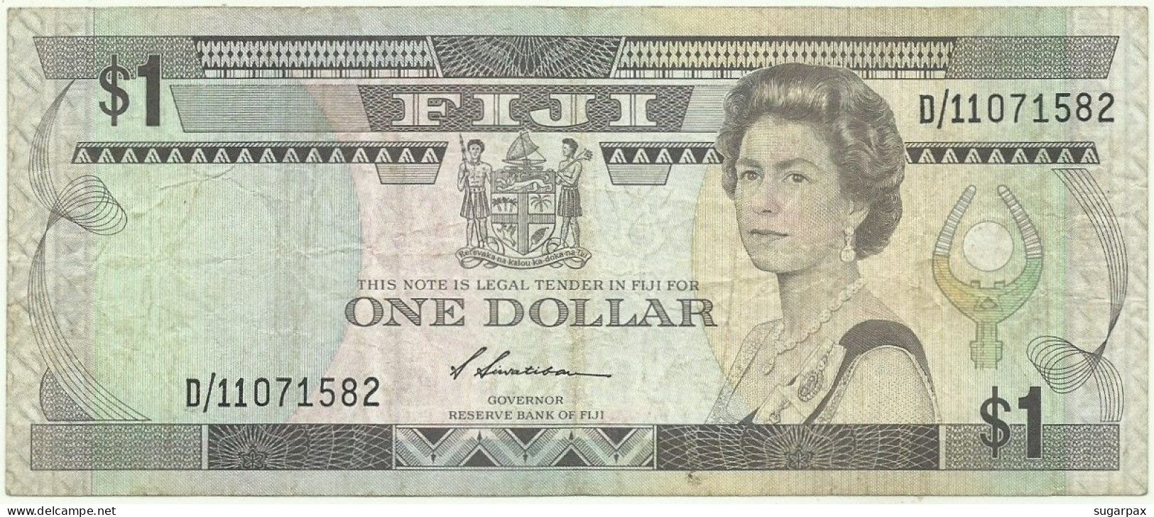 Fiji - 1 Dollar - ND ( 1987 ) - Pick: 86 - Serie D/11 - Fidschi