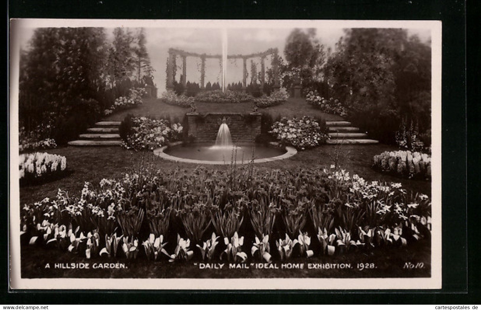 AK London, Daily Mail Ideal Home Exhibition 1928, A Hillside Garden  - Exhibitions