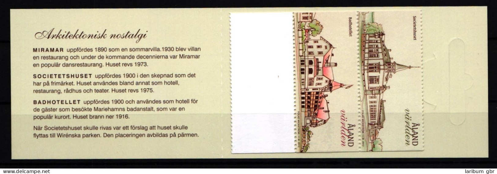 Aland 362-364 Postfrisch Markenheft 20 / Architektur #IH305 - Aland