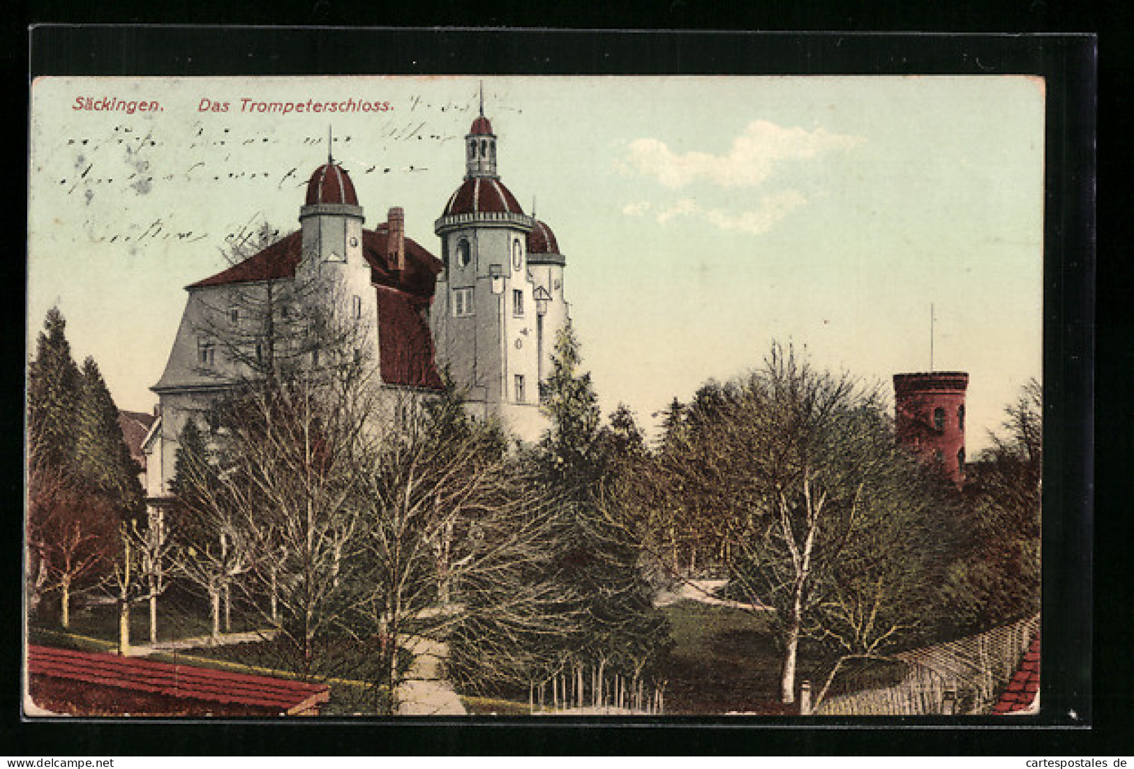 AK Säckingen, Partie Am Trompeterschloss  - Bad Saeckingen