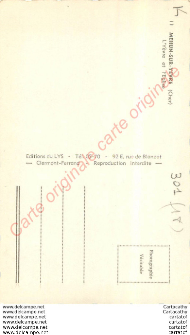 18.  MEHUN SUR YEVRE .  L'Yèvre Et L'Eglise . - Mehun-sur-Yèvre