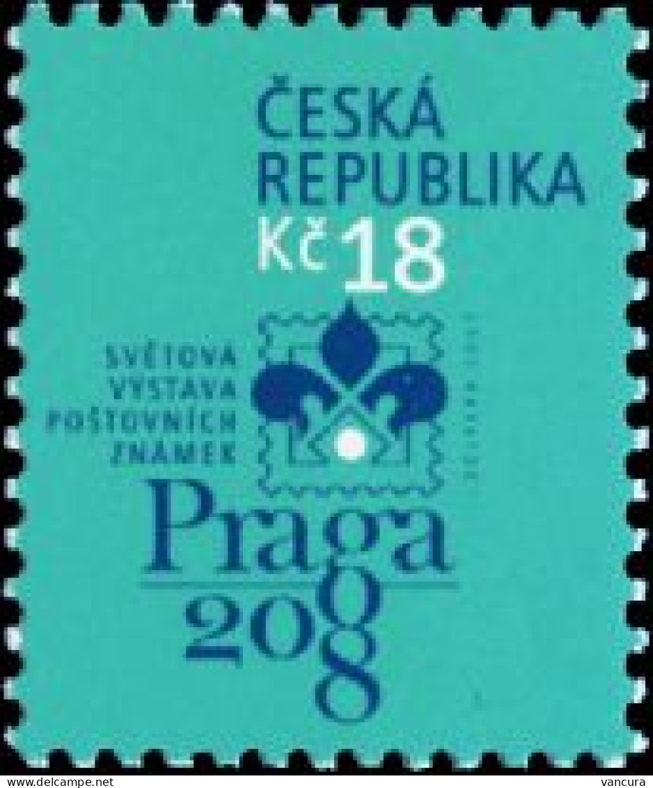 542 Czech Republic Praga 2008 Stamp Exhibition 2007 - Ongebruikt
