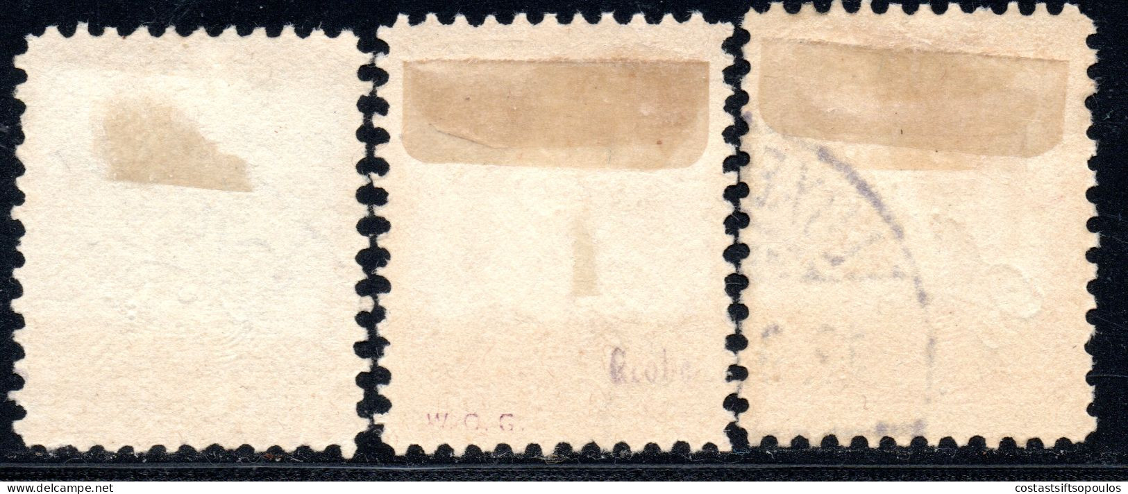 2994.1908-1919 OFFICIAL 30c,1 FR.2.5 FR LOT - Servizio